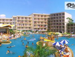 Специална оферта за Ранни записвания за морска почивка в Албена от 8 до 21.06 и от 7 до 13.09! All Inclusive нощувка + басейни, 2 шезлонга и 1 чадър на плажа и вход за АкваПарк, от Хотел Вита Парк