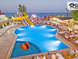 Специална оферта за Изгодна самолетна почивка на първа линия в Кемер! 7 All Inclusive нощувки в Club Hotel Sunbel 4* + открит басейн, чадъри и шезлонги на плажа