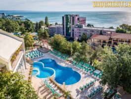 Ваучер оферта за -10% отстъпка до 30.04.2025г. All Inclusive + басейн, АНИМАЦИЯ и ДЕТЕ ДО 11,99г БЕЗПЛАТНО от хотел Голдън Бийч, Златни пясъци НА ПЪРВА ЛИНИЯ