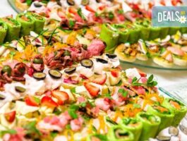 Мега Оферта За Рожден ден! 250 бр. коктейлни хапки в 9 плата от Деличи кетъринг