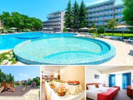 Оферта All Inclusive нощувка на човек + басейн в хотел Белица, Приморско