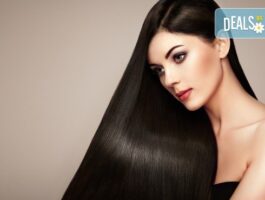 Мега Оферта Боядисване с боя на клиента, амула, подстригване и подсушаване в Салон Никол