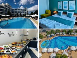 ВИП Оферта за Еднодневен пакет в АПАРТАМЕНТ за 2+2 или 3+1 до 13 г. на база All Inclusive + басейн в Хотел Куин Нели****, Приморско
