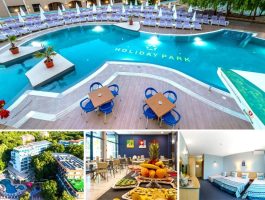 Оферта Май в Златни пясъци! All Inclusive нощувка на човек + басейн от хотел Холидей Парк****. Дете до 12.99г. - БЕЗПЛАТНО!