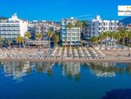 Оферта На първа линия в BEGONVILLE BEACH MARMARIS, Мармарис, Турция. Чартърен полет от София + 7 нощувки за ДВАМА на база All Inclusive