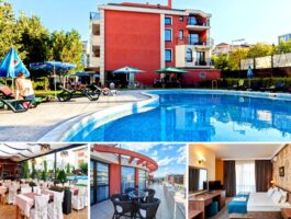 Оферта Нощувка на човек на база All Inclusive + външен басейн с детска част и анимация от Хотел Форум****, Слънчев бряг