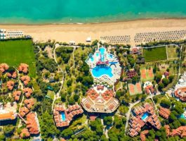 Оферта През май на първа линия в хотел ASTERIA FAMILY RESORT BELEK  5*, Белек, Турция! Автобусен транспорт + 7 нощувки за ДВАМА на база Ultra All Inclusive. Дете до 11.99г. БЕЗПЛАТНО!