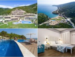 Оферта На първа линия през септември в Thassos Grand Resort 5*, o. Тасос, Гърция! Нощувка за ДВАМА със закуска и вечеря + басейни! Дете до 6г. БЕЗПЛАТНО!