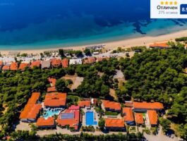 Оферта Промо оферта 16.05-05.06 на 300м. от плажа в Псакудия, Гърция! Нощувка за ДВАМА със закуска и вечеря + басейн в хотел Philoxenia****, Ситония