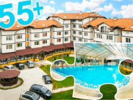 Оферта Златна възраст 55+! Нощувка на човек със закуска и вечеря + минерален басейн и релакс пакет в хотел Вита Спрингс, с. Баня до Банско