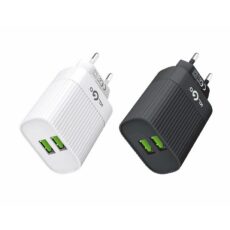 Адаптер/Зарядно за смартфон KLGO KC-200, 2xUSB, 2.4A