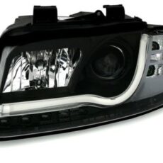 Кристални фарове за Audi A4 B6 Lightbar Design (2001-2004) - черни