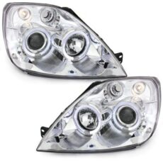Кристални фарове FORD FIESTA (2002-2005) - хром
