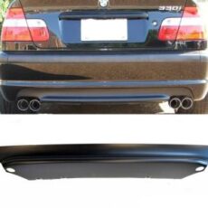 Дифузьор за задна броня за BMW E46 седан (1998-2005) - M-Tech - Двоен