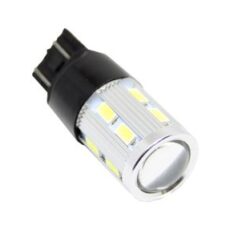 Диодна крушка тип T20 CANBUS с 16 SMD диода и лупа 5630 двойна светлина бяла