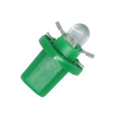 Лед крушки тип B8.5 12V/2W - зелен цвят