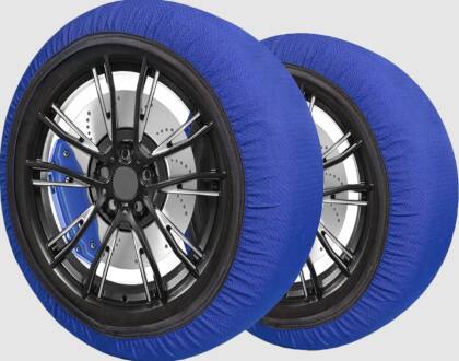 Текстилни вериги за сняг Streetech - син цвят - размер M - 2бр.