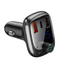 Bluetooth трансмитер MP3 плейър Baseus T Shaped S-13 Black OS