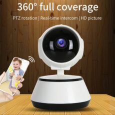 Вътрешна WiFi камера 360° с микрофон, 2MP резолюция и проследяване на движение